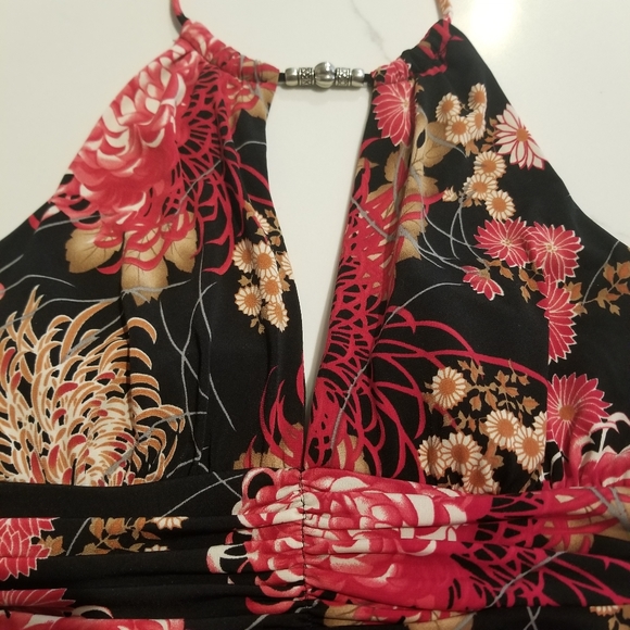 Speechless Floral Print Halter Top - Picture 4 of 8